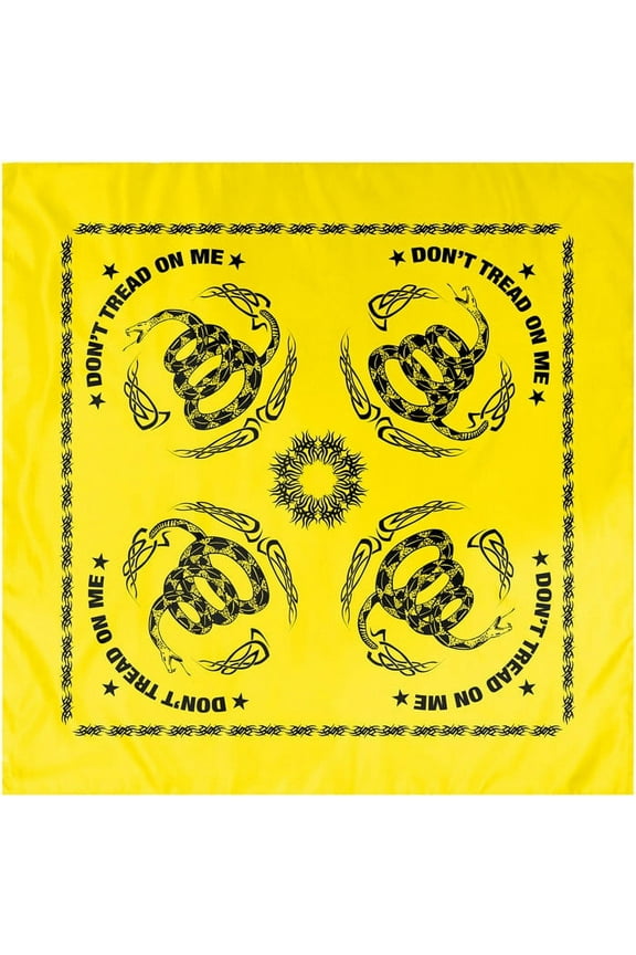 Yellow - DON'T TREAD ON ME Bandana