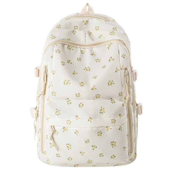 Yellow Daily Backpack, Ink Resistant Thick Wood Pulp Craft Paper