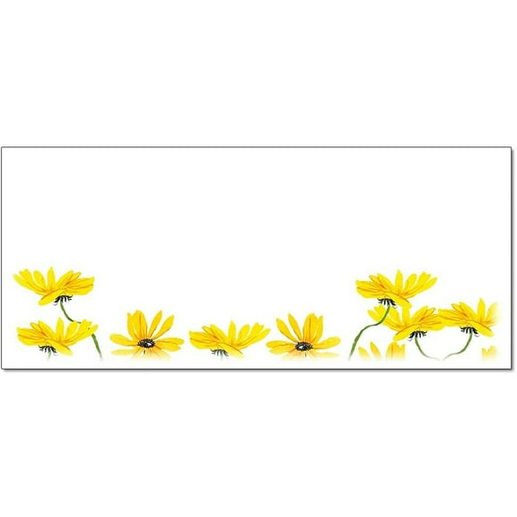 Yellow Daisies #10 Envelopes - 9 1/2in. x 4 1/8in. - 25/Pack (oen829)