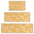 thumbnail image 1 of Yellow Daisy Flower Pattern Kitchen Rugs Sets Of 3,Kitchen Runner Rugs Non Skid Washable,Decorative Kitchen Floor Mats for Kitchen,Sink,Laundry,17"x30"+ 17"x47" + 17"x59", 1 of 6