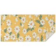 thumbnail image 1 of Yellow Daisy Flower Pattern Rectangle Tablecloth 60"x120",Waterproof Polyester Rectangle Table Cloth, Wipeable Spillproof Polyester Tablecloth for Dining, Camping, Indoor and Outdoor, 1 of 6