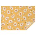 thumbnail image 1 of Yellow Daisy Flower Pattern Rectangle Tablecloth 60"x84",Waterproof Polyester Rectangle Table Cloth, Wipeable Spillproof Polyester Tablecloth for Dining, Camping, Indoor and Outdoor, 1 of 5