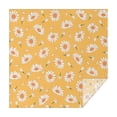 thumbnail image 1 of Yellow Daisy Flower Pattern Square Tablecloth,Waterproof Square Table Cover,Wipeable Spillproof Washable Table Cover for Home Kitchen Party Decor 42"X42"(107x107cm), 1 of 6