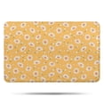 thumbnail image 1 of Yellow Daisy Flower Retro Pattern Bathroom Rugs Mat,Non Slip Microfiber Bathroom Rug,Rubber Backing,Soft Bathroom Mats for Bathroom Floor,Tub and Shower,17x27in(43x68cm), 1 of 5
