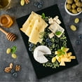 thumbnail image 1 of Yellow Damask Cutting Board, Graphic Abstract Flowers Circular Frame Leaves Image, Decorative Tempered Glass Cutting and Serving Board, in 3 Sizes, by Ambesonne, 1 of 2