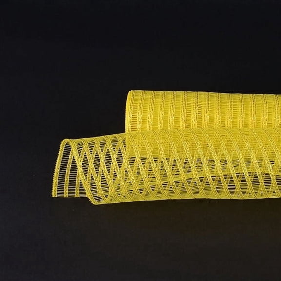 Yellow - Deco Mesh Laser Eyelash - (10 Inch x 10 Yards)