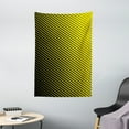 thumbnail image 1 of Yellow Decor Tapestry, Ombre Themed Yellow Background with Black Dots from Big to Small Artwork, Wall Hanging for Bedroom Living Room Dorm Decor, 40W X 60L Inches, Yellow and Black, by Ambesonne, 1 of 2