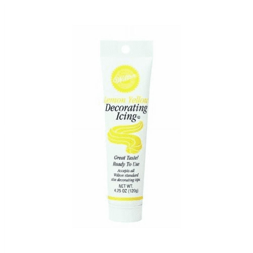 WILTON Yellow Decorator Icing in a Tube 4.25 ounce