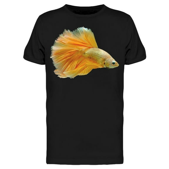 Yellow Delta Betta Fish T-Shirt Men -Image by Shutterstock, Male x-Large