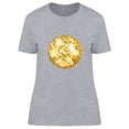 thumbnail image 1 of Yellow Disco Ball T-Shirt Women -Image by Shutterstock, Female x-Large, 1 of 2
