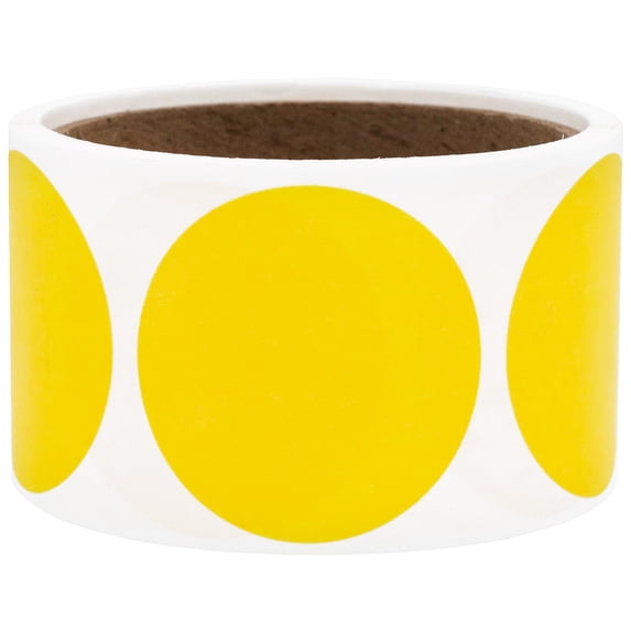 Yellow Dissolvable Labels | 2