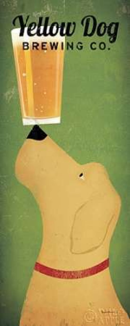 Yellow Dog Brewing Co Canvas Art - Ryan Fowler (24 x 48)