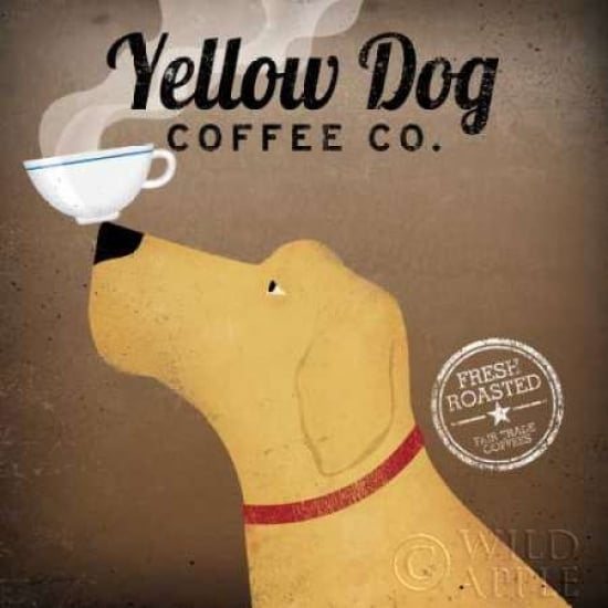 Yellow Dog Coffee Co Canvas Art - Ryan Fowler (24 x 24) - Walmart.com