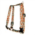 thumbnail image 1 of Yellow Dog Design H-GIRT101SM Giraffe Teal Roman H Harness - Small/Medium, 1 of 1
