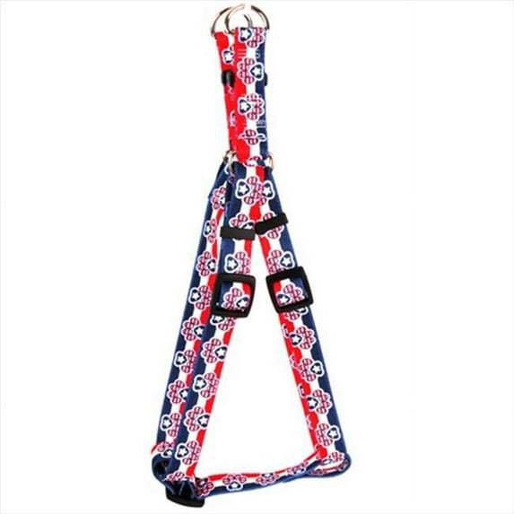 Yellow Dog Design SI-PP103L Patriotic Paws Step-In Harness - Large