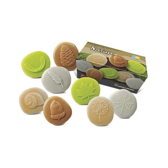 Yellow Door Let's Investigate  Nature, Set of 8 Stone Figures