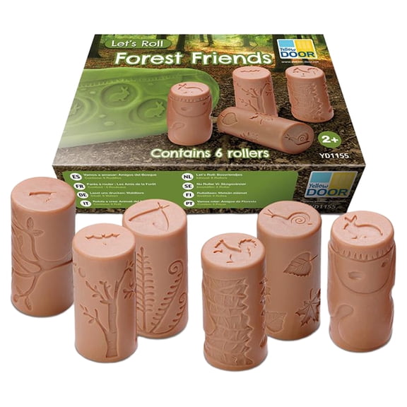 Yellow Door Let's Roll, Forest Friends Rollers, Set of 6