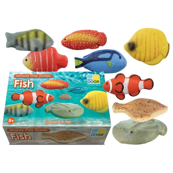 Yellow Door Sensory Play Stones - Fish