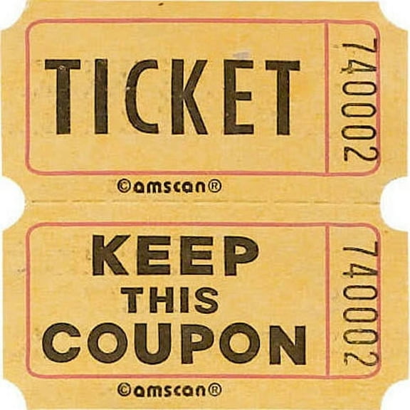 Various Yellow Double-Ticket Rolls, 2000 Count