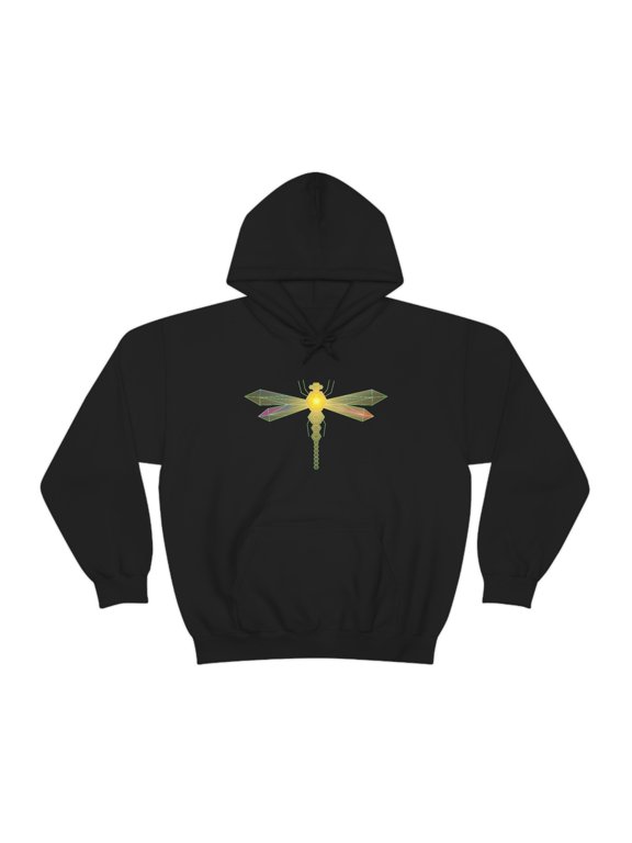 Yellow Dragonfly Hoodie