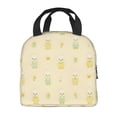 thumbnail image 1 of Yellow Duck Floral Lunch Bag Thick Aluminum Foil Tote Cooler for Women Work Picnic Gift, 1 of 7