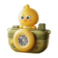 thumbnail image 1 of Yellow Duck Handheld Bubble Camera Machine Kit – Includes 2Pcs Bubble Solution Rechargeable With Lights & Leak-Proof Design(Yellow-14.5X7.5X15Cm), 1 of 8