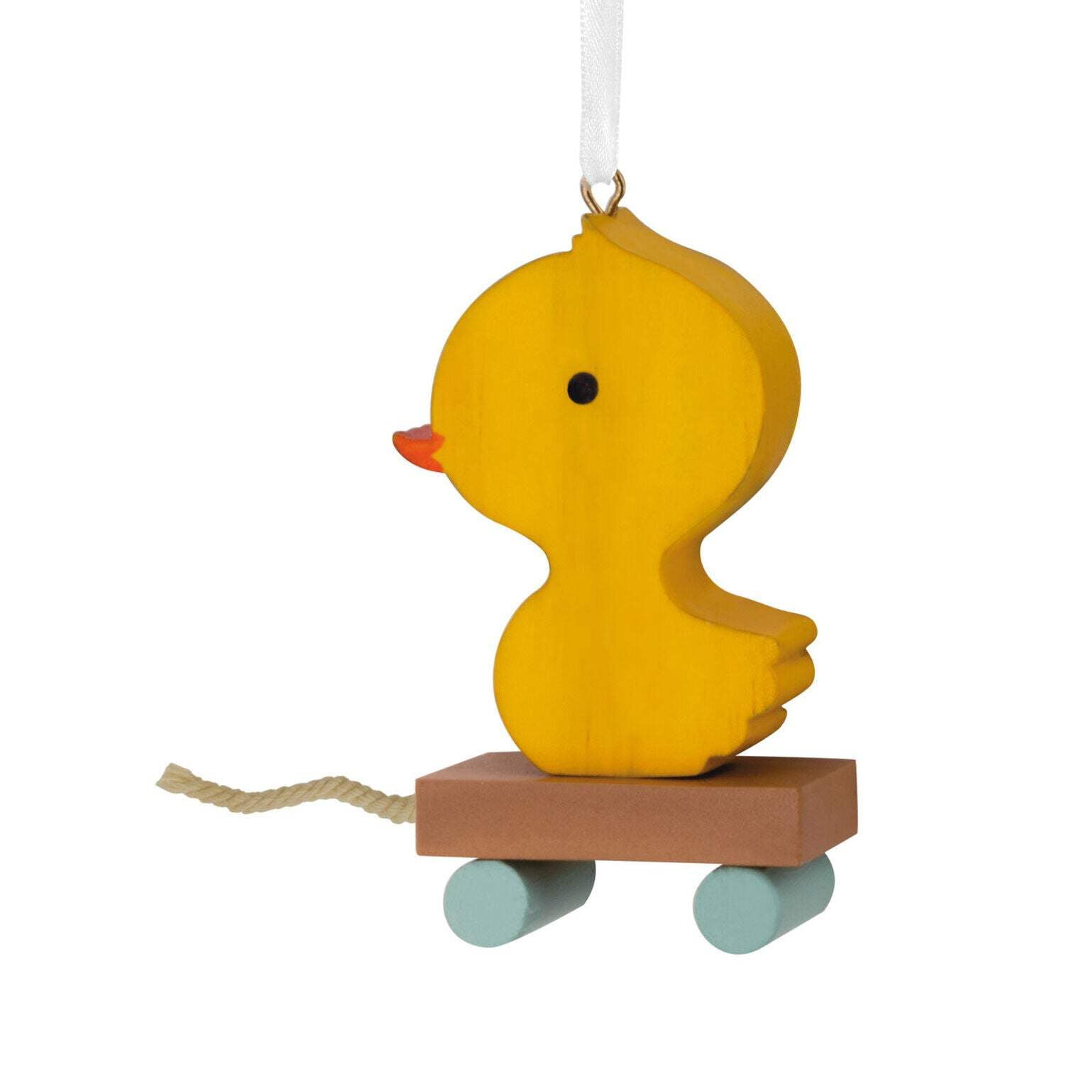 Hallmark Duck Pull Toy Ornament - Thumbnail 2