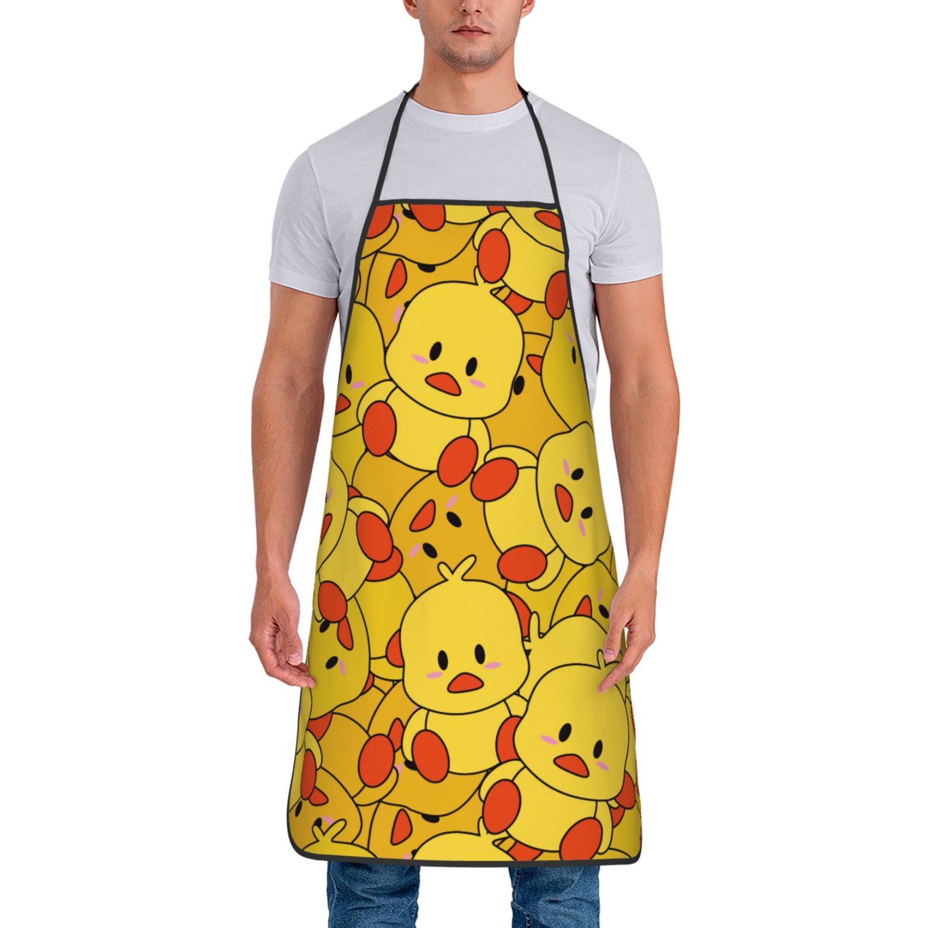 Yellow Ducks (3) Aprons for Women Men Waterproof Apron Kitchen Chef