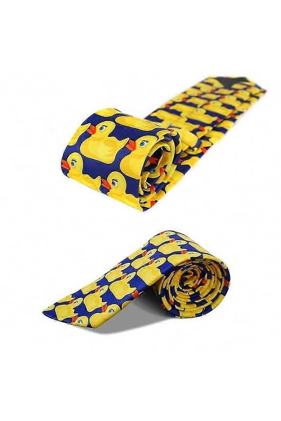 Yellow Ducky Tie for Adults - Unisex Size - Fun and Stylish Accessory for Fans of Classic TV Shows