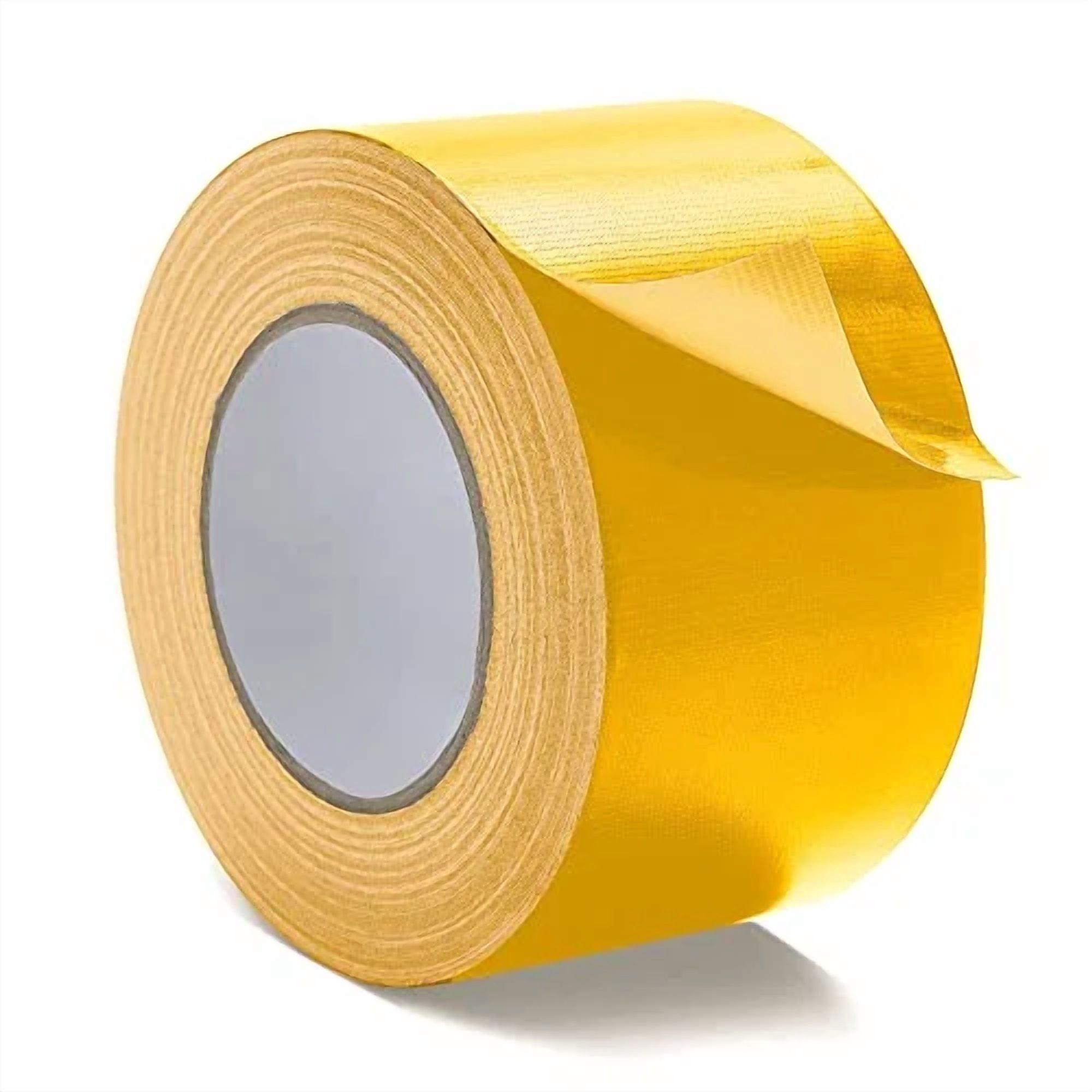 Yellow Duct Tape- 3 inches x 45 Yards, Heavy Duty Duct Tape, Waterproof, Resistant, NO-Residue, UV Blocking, Pack of 1 Yellow 3in*45yard Yellow 3in*45yard