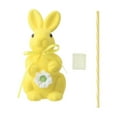 thumbnail image 1 of Yellow Easter Flocked Foam Bunny Ornament Spring Home Decor Shelf Tabletop Mantle Decoration For Tiered Trays Party Favors Yellow, 1 of 7