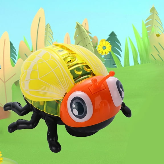 Yellow Electric Leash Yellow Bee Insect Toy For Children With Music Lights Universal Walking Parent Child Play