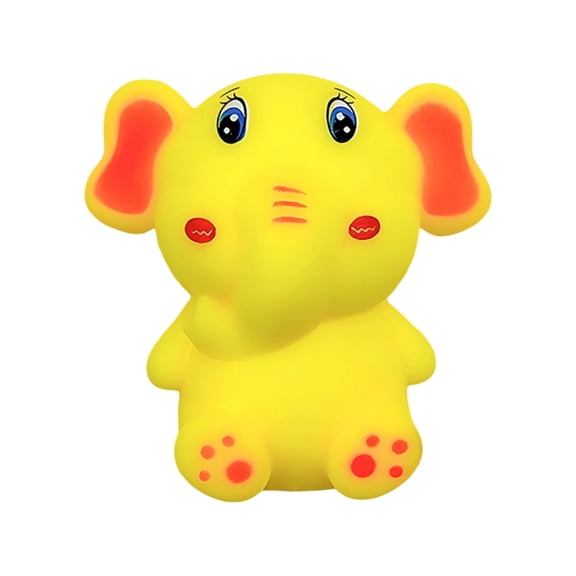 Yellow Elephant Stress Relief Squishy Ball – Slow Rising Mochi Squishy Toy for Anxiety Relief, Focus & Sensory Play, Soft TPR Material for Kids, Students & Adults