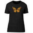 thumbnail image 1 of Yellow Embroidered Butterfly T-Shirt Women -Image by Shutterstock, Female Medium, 1 of 4