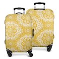 thumbnail image 1 of Yellow Ethnic Floral Pattern Luggage Cover Fashion Suitcase Cover Baggage Covers Fit 25-28 Inch Luggage (Go Travel), 1 of 4