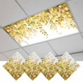 thumbnail image 1 of Yellow Eucalyptus Leaves Fluorescent Light Covers, Spring Floral Summer Botanical Magnetic Light Covers for Ceiling Lights, Fluorescent Ceiling Shade Filters for Classroom Bedroom Office 4x2Ft x 4PCS, 1 of 8