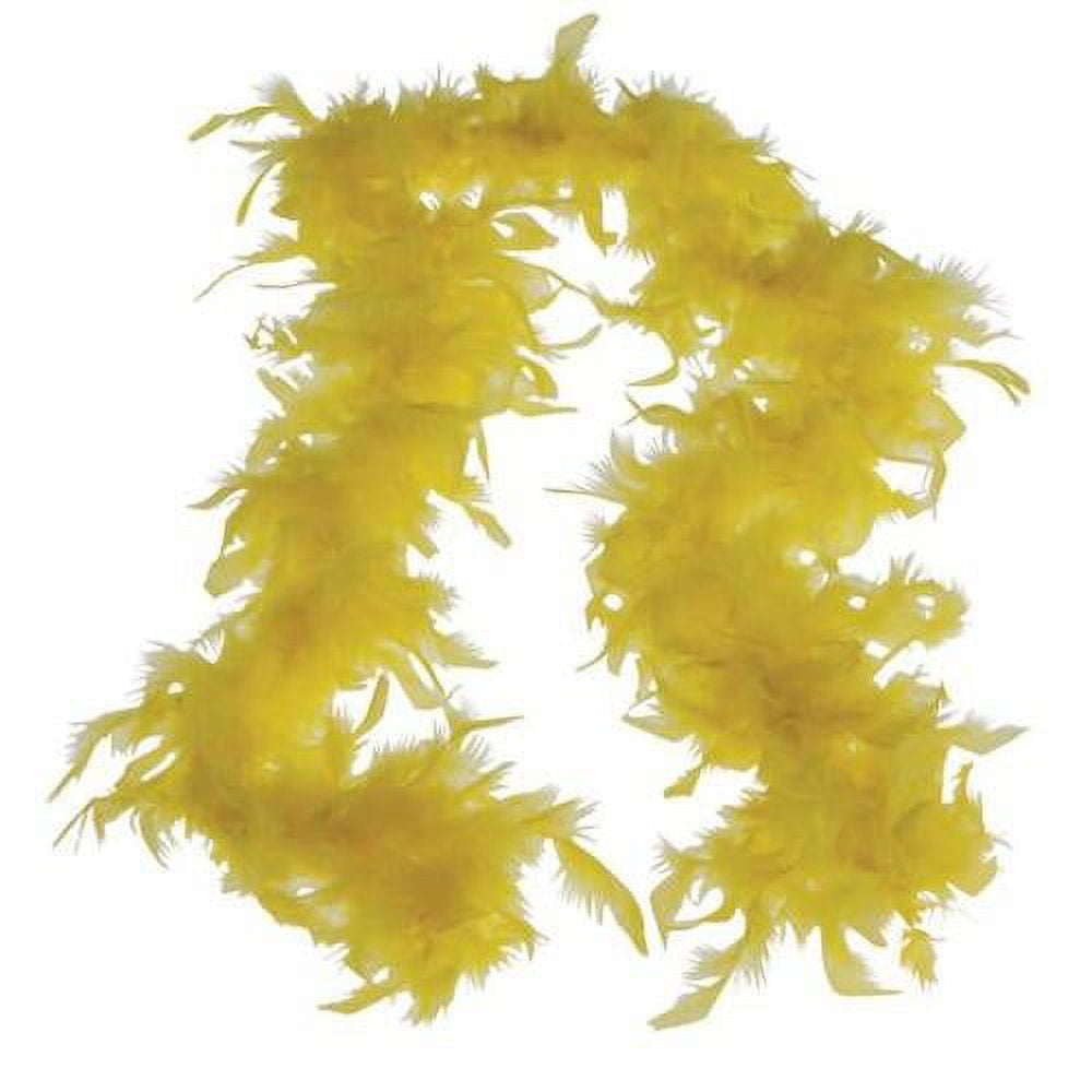 Yellow Feather Boa
