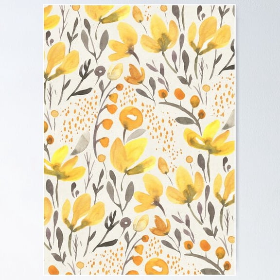 Yellow Field Poster, Poster Only