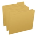 thumbnail image 1 of Yellow File Folders, 1/3 Cut Top Tab, Letter Size, Perfect for Organizing Documents in File Drawers, Box of 100, 1 of 9