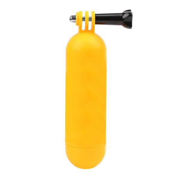 Yellow Floating Hand Grip Tripod Buoyancy Rod Pole Selfie Stick for Action Cameras Waterproof Handle Mount with Wrist Strap 6X17In