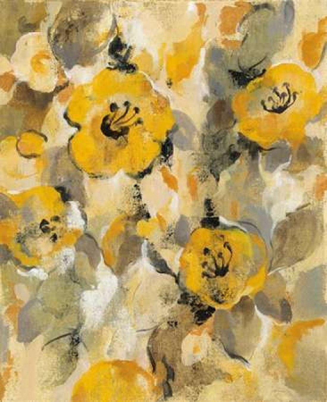 Yellow Floral I Canvas Art - Silvia Vassileva (20 x 24)