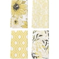 thumbnail image 1 of Yellow Floral Leaves Boho Kitchen Towels Dish Towels, 18x26 Inch Seasonal Decoration Hand Towels Set of 4, 1 of 6
