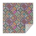 thumbnail image 1 of Yellow Floral Oval Pattern Square Tablecloth,Waterproof Square Table Cover,Wipeable Spillproof Washable Table Cover for Home Kitchen Party Decor 52"x52"(132x132cm), 1 of 6