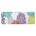 thumbnail image 1 of Yellow Floral and Petal Pattern Kitchen Rug Mat,Kitchen Runner Rugs Non Skid Washable,Decorative Kitchen Floor Mats for Kitchen,Sink,Laundry,17"x47.2", 1 of 7