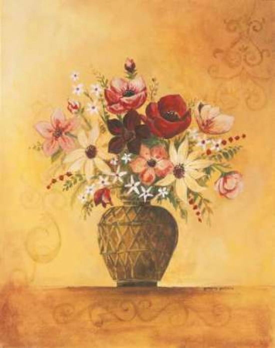 Yellow Floral Study II Canvas Art - Gregory Gorham (22 x 28)