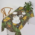 thumbnail image 1 of Yellow Floral Tablecloth, William Morris Original Design Green Rustic Natural Flower Plants Print Table Cover for Kitchen Dinning Room Party Picnic Decor 60x102inch, 1 of 6