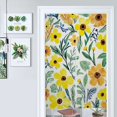 thumbnail image 1 of Yellow Floral White Background Pattern Door Curtain Nordic Living Room DoorCurtain Porch Partition Curtain Kitchen Rative Half Curtain, 1 of 4