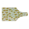 thumbnail image 1 of Yellow Flower Cutting Board, Playful Spring with Narcissus Daffodils Flourish Graphic Garden, Tempered Glass Cutting and Serving Board, Wine Bottle Shape, Pale Pink Yellow Cream, by Ambesonne, 1 of 9
