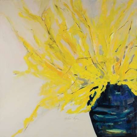 Yellow Flowers Canvas Art - Melissa Lyons (24 x 24)