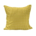 thumbnail image 1 of Yellow Fluffy Throw Pillow Cushion Cover, Hippie Flower 's 70s Retro Themed Pattern Floral Daisy Design Artprint, Rectangle Accent Pillow Case, 36" x 16", Yellow and White, by Ambesonne, 1 of 5